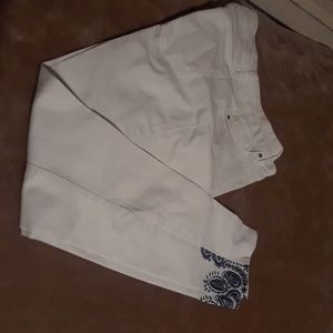 White jeans